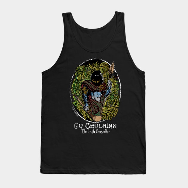 Cú Chulainn: The Irish Berserker Tank Top by celtichammerclub